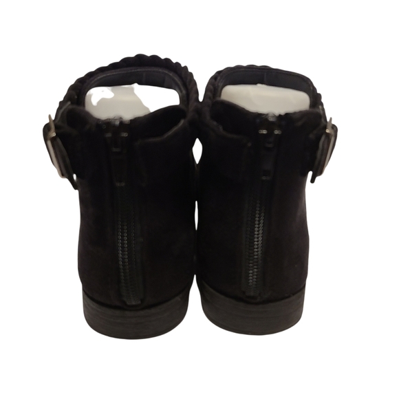 Soda Women's Brinley Braided Buckle Slouchy Peep Toe Bootie - Picture 3 of 8